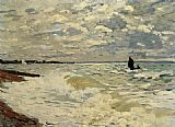Saint Canvas Paintings - The Sea at Saint Adresse